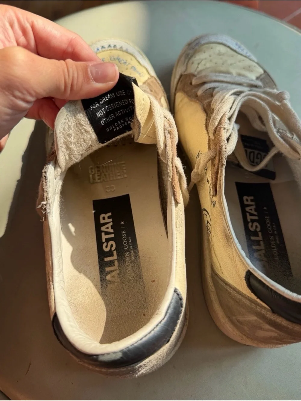 Authentic Golden Goose Super-Star Sneakers